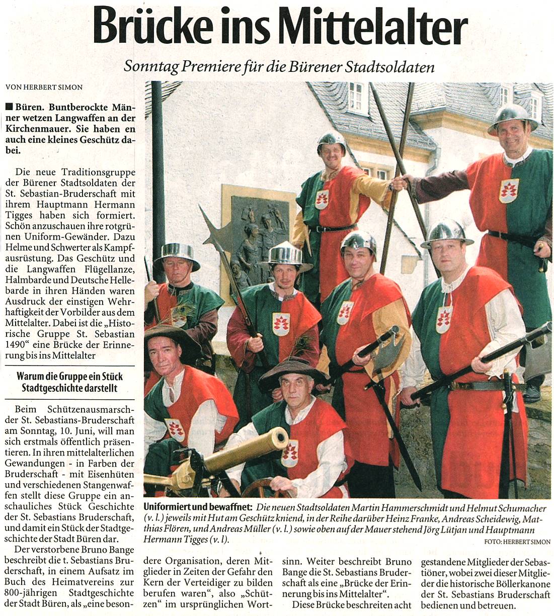 Bericht zur Gründung der HG1490 im Mai 2007!