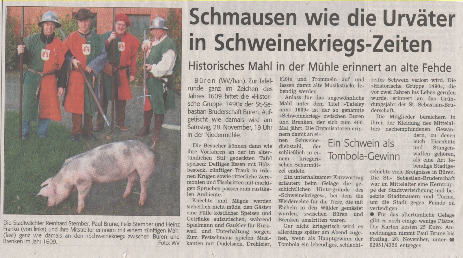 Mittelalterliches Gelage - 28-11-2009!