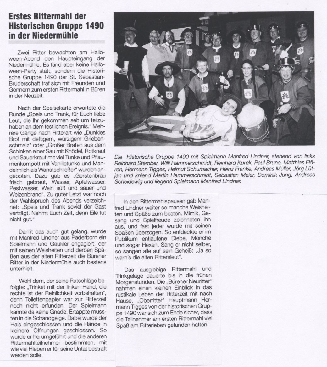 Mittelaltermahl - 30-10-2007!