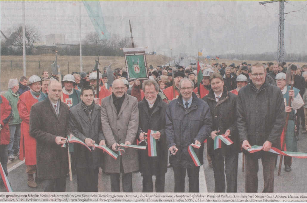 Eröffnung Umgehungsstraße Steinhaisen - 23-02-2012!